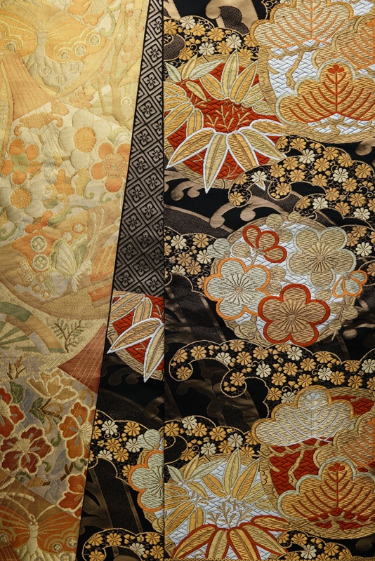 Selection of kimono fabric patterns