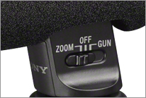 Includes Wind Screen Sony Zoom Directional Microphone with Multi-Interface Shoe Built-In Noise IsolationGun Mode,Zoom Mode Settings Pouch Monaural Electret Condenser Capsule Spacer