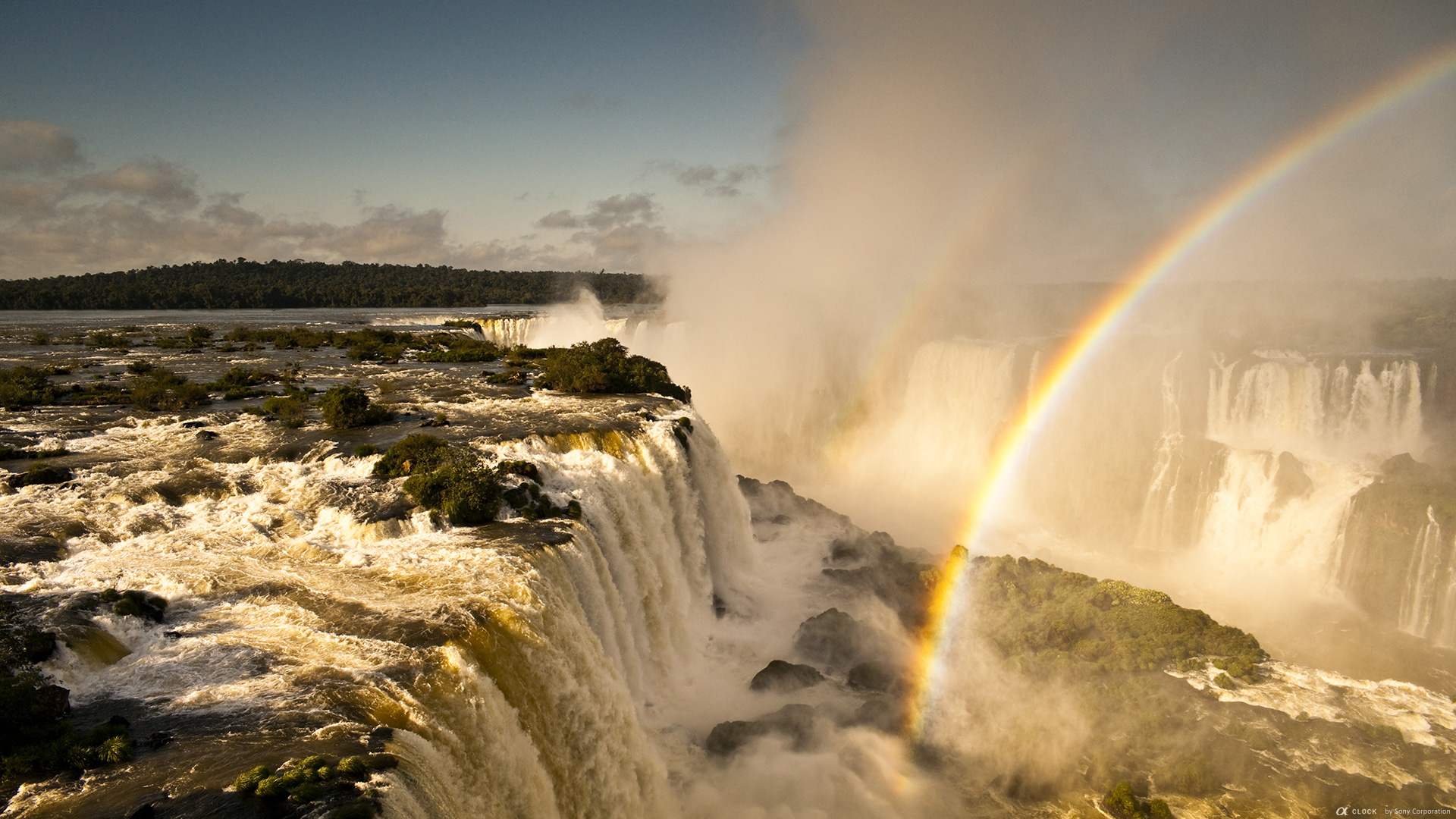 Sony Global A Clock World Time Captured By A Iguazu National Park